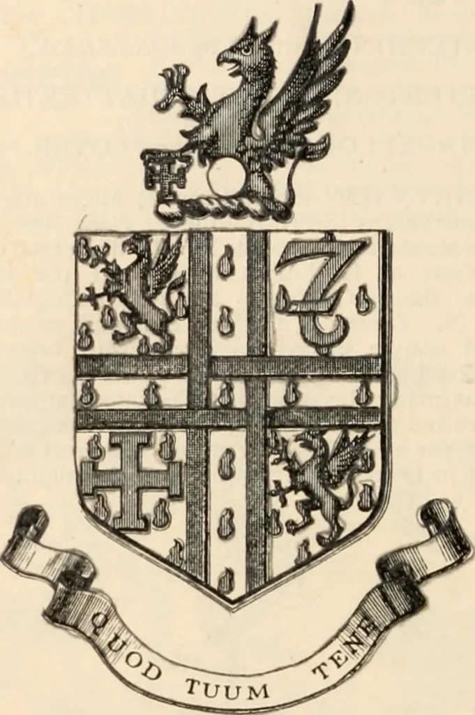 An illustration from Armorial families : a directory of gentlemen of coat-armour, 1905, leaf 309
