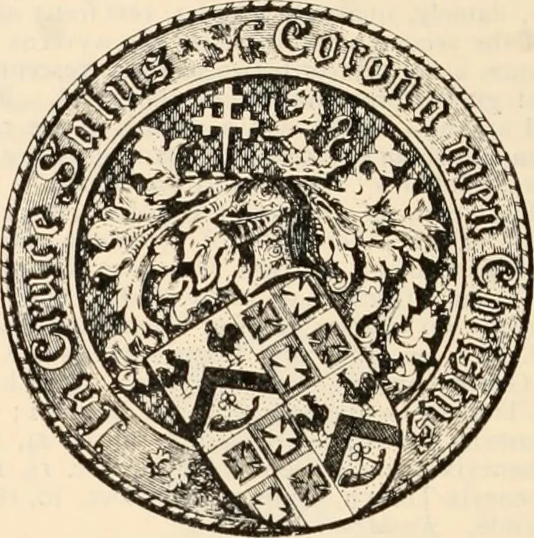 An illustration from Armorial families : a directory of gentlemen of coat-armour, 1905, leaf 311