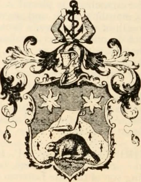 An illustration from Armorial families : a directory of gentlemen of coat-armour, 1905, leaf 317