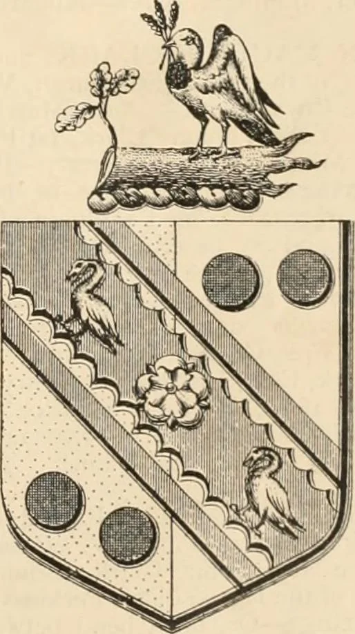 An illustration from Armorial families : a directory of gentlemen of coat-armour, 1905, leaf 320