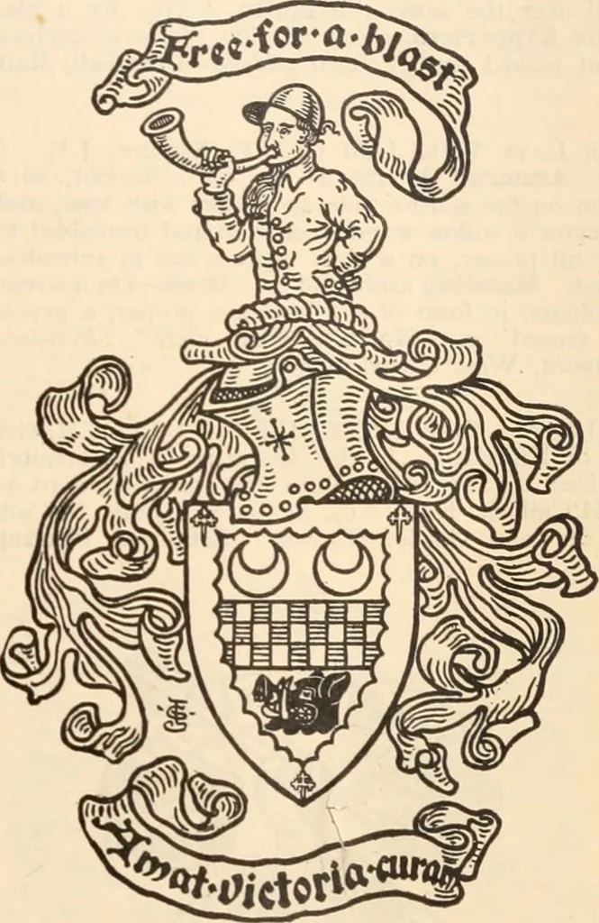 An illustration from Armorial families : a directory of gentlemen of coat-armour, 1905, leaf 330