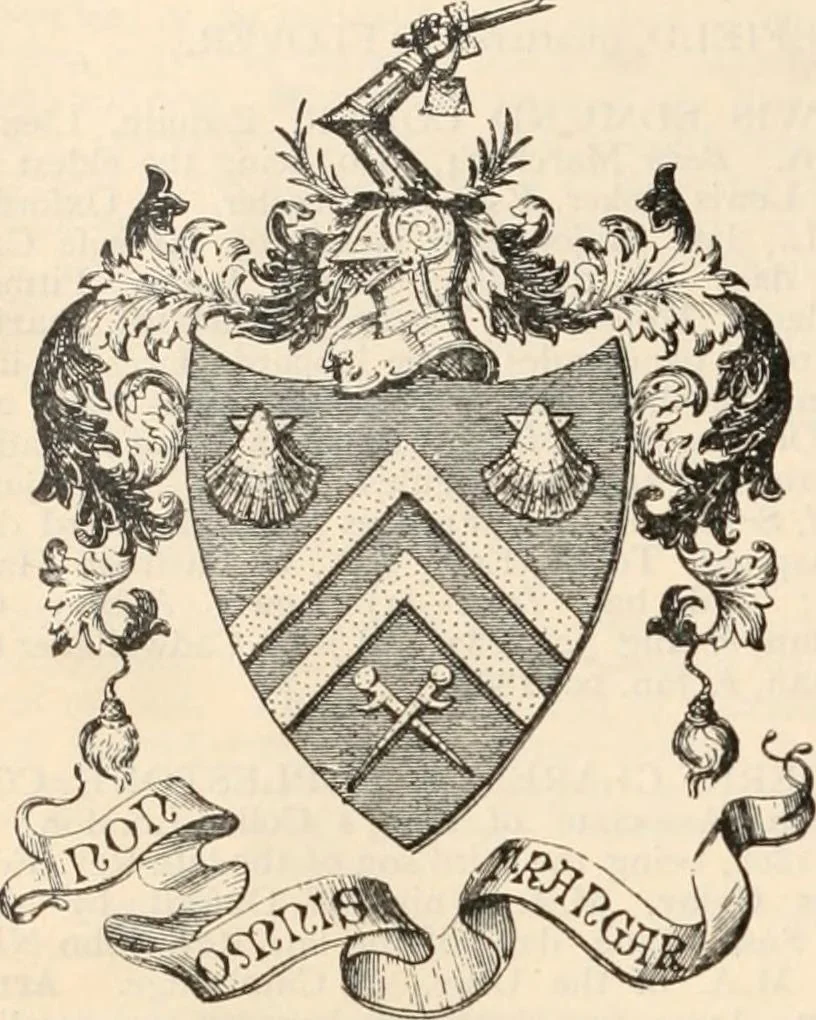 An illustration from Armorial families : a directory of gentlemen of coat-armour, 1905, leaf 341