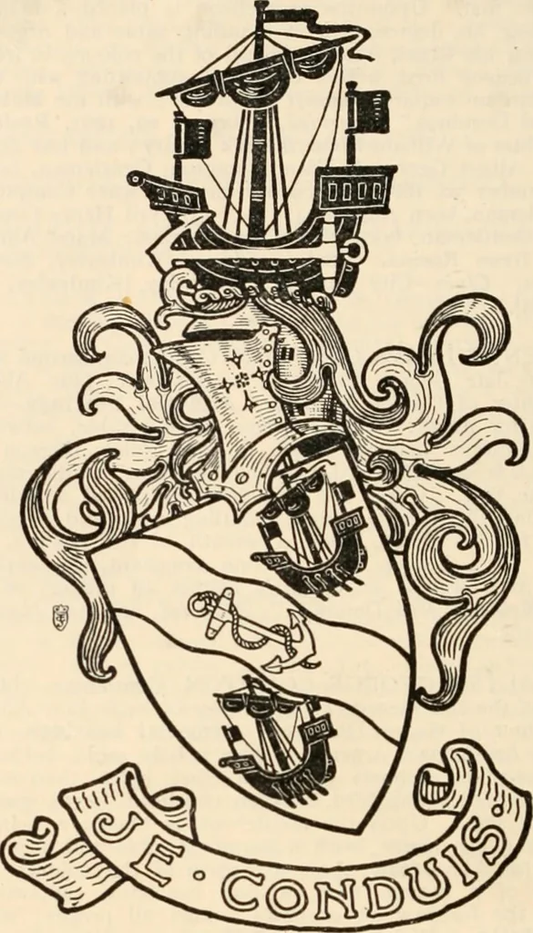 An illustration from Armorial families : a directory of gentlemen of coat-armour, 1905, leaf 351
