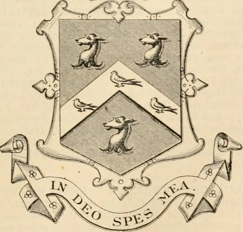 An illustration from Armorial families : a directory of gentlemen of coat-armour, 1905, leaf 352