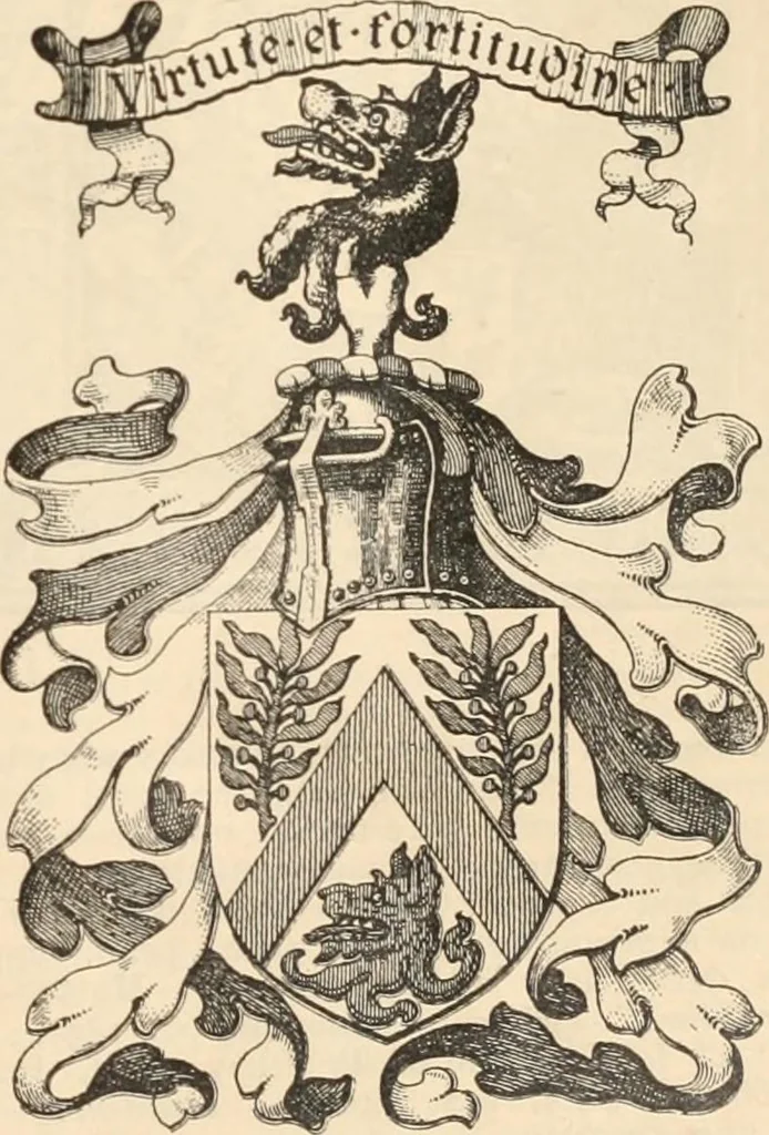 An illustration from Armorial families : a directory of gentlemen of coat-armour, 1905, leaf 358