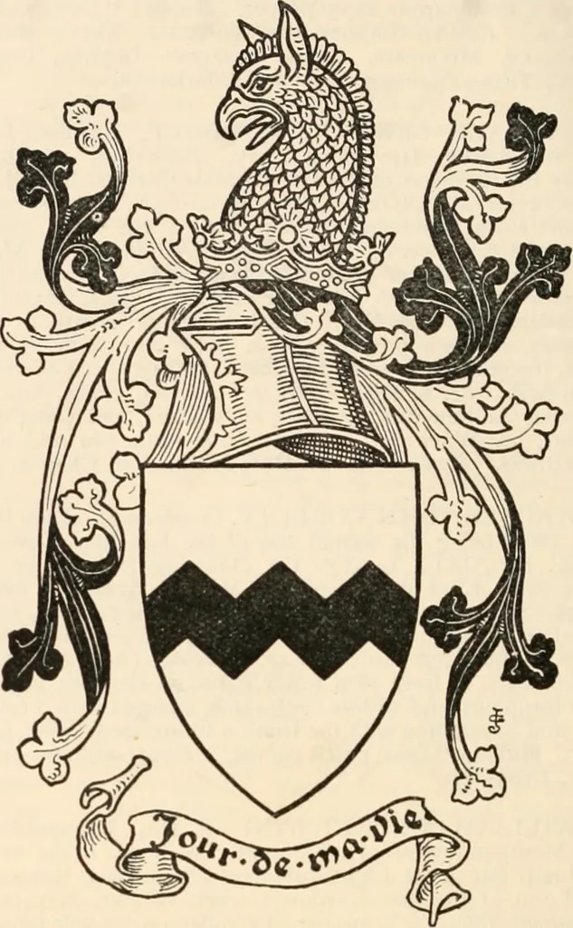 An illustration from Armorial families : a directory of gentlemen of coat-armour, 1905, leaf 365