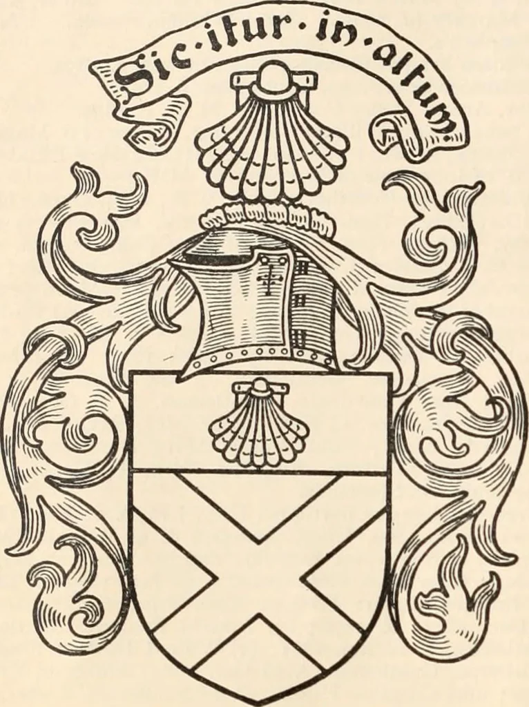 An illustration from Armorial families : a directory of gentlemen of coat-armour, 1905, leaf 371