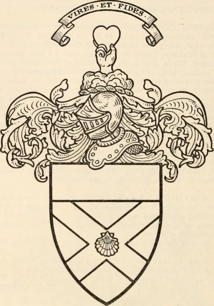 An illustration from Armorial families : a directory of gentlemen of coat-armour, 1905, leaf 371