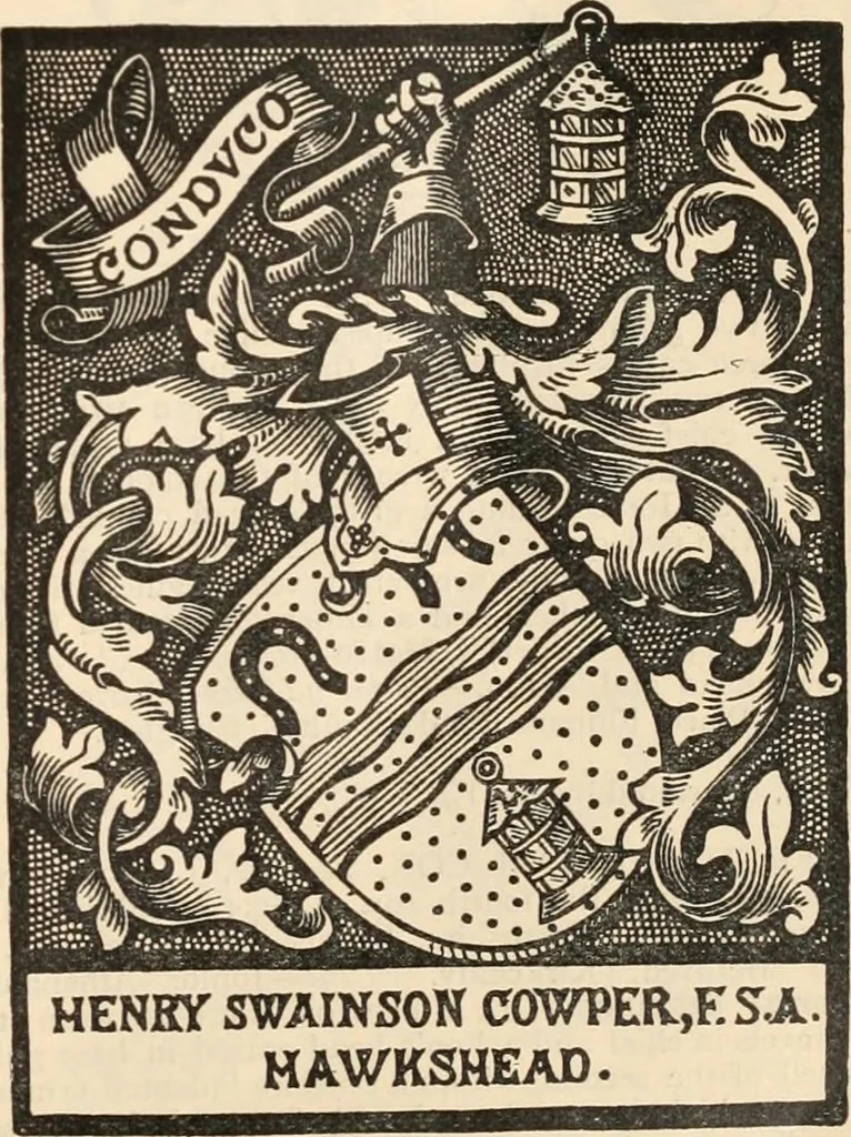 An illustration from Armorial families : a directory of gentlemen of coat-armour, 1905, leaf 372