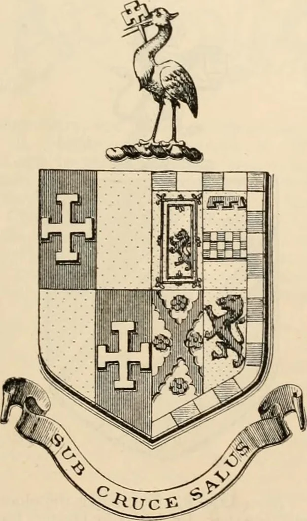 An illustration from Armorial families : a directory of gentlemen of coat-armour, 1905, leaf 394