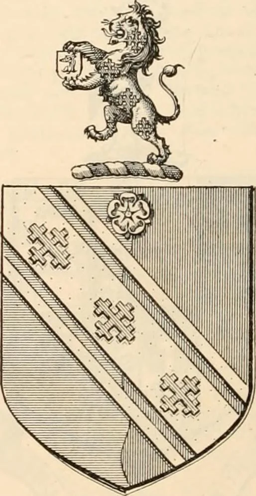 An illustration from Armorial families : a directory of gentlemen of coat-armour, 1905, leaf 395