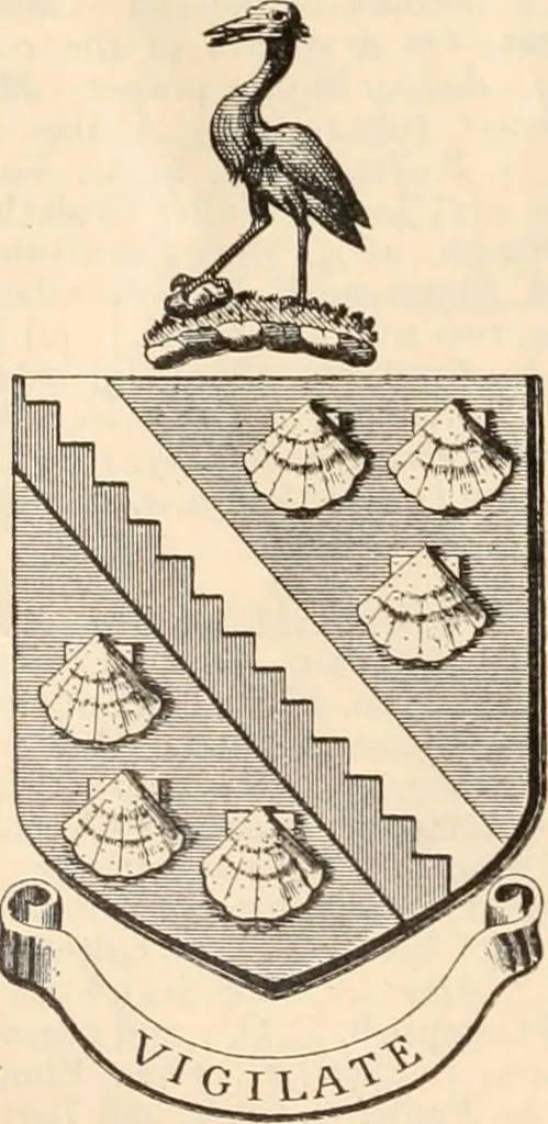 An illustration from Armorial families : a directory of gentlemen of coat-armour, 1905, leaf 397