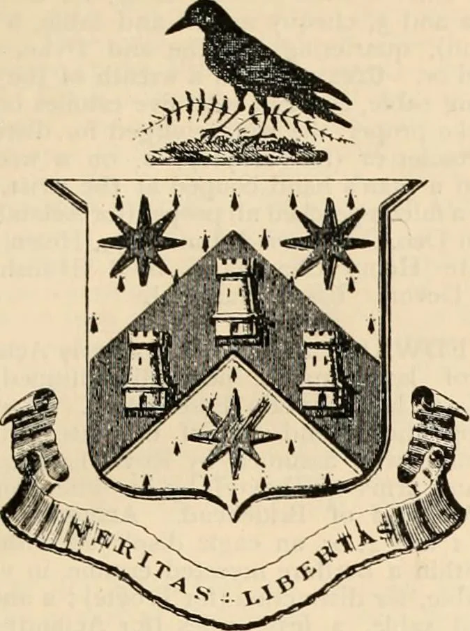An illustration from Armorial families : a directory of gentlemen of coat-armour, 1905, leaf 40