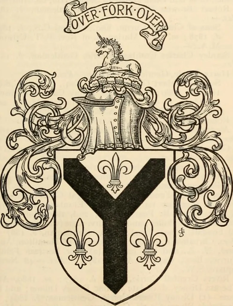 An illustration from Armorial families : a directory of gentlemen of coat-armour, 1905, leaf 400