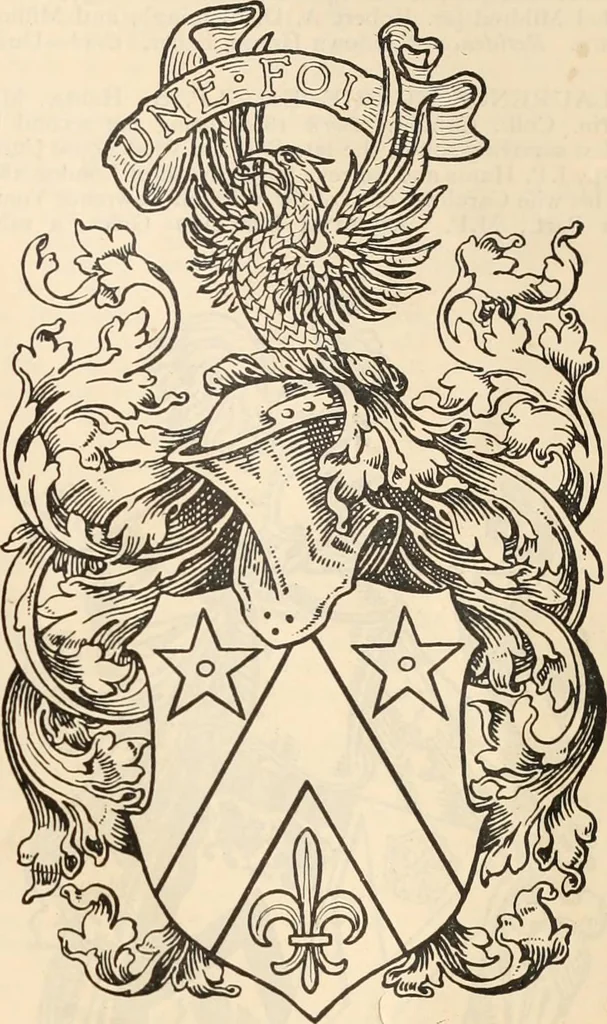 An illustration from Armorial families : a directory of gentlemen of coat-armour, 1905, leaf 400