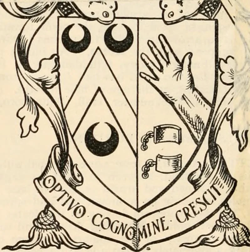 An illustration from Armorial families : a directory of gentlemen of coat-armour, 1905, leaf 429