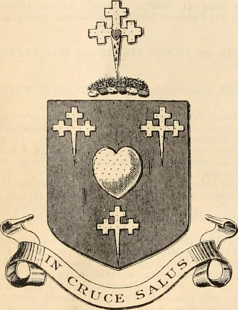 An illustration from Armorial families : a directory of gentlemen of coat-armour, 1905, leaf 43
