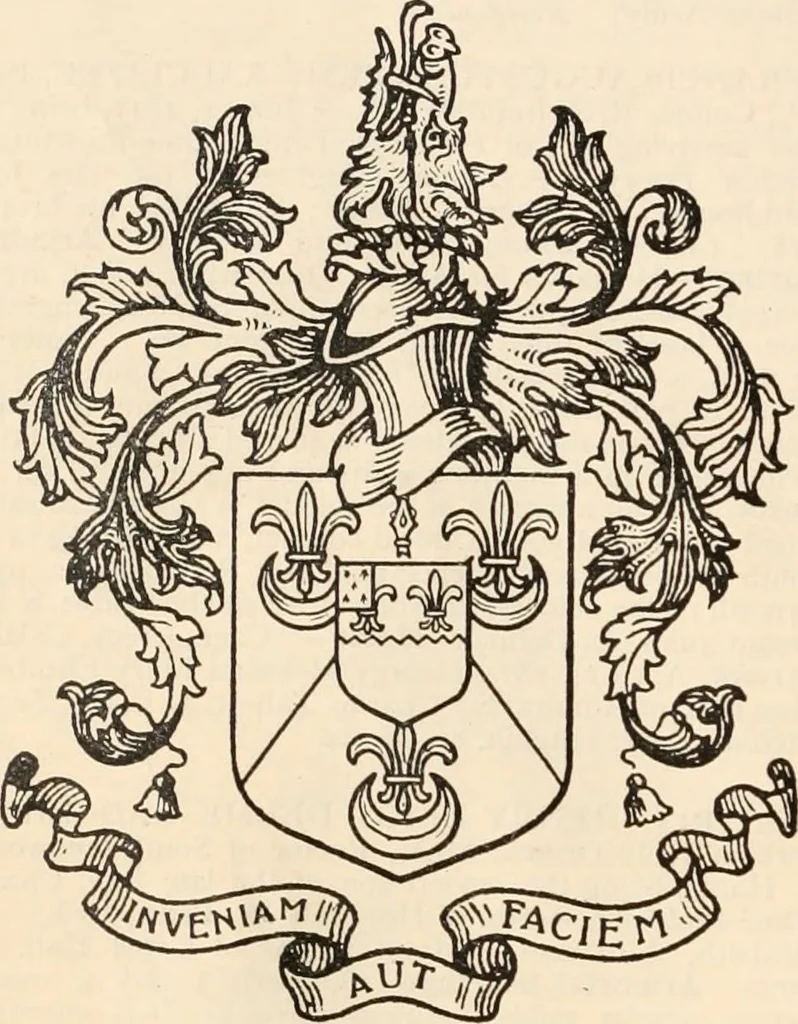 An illustration from Armorial families : a directory of gentlemen of coat-armour, 1905, leaf 433