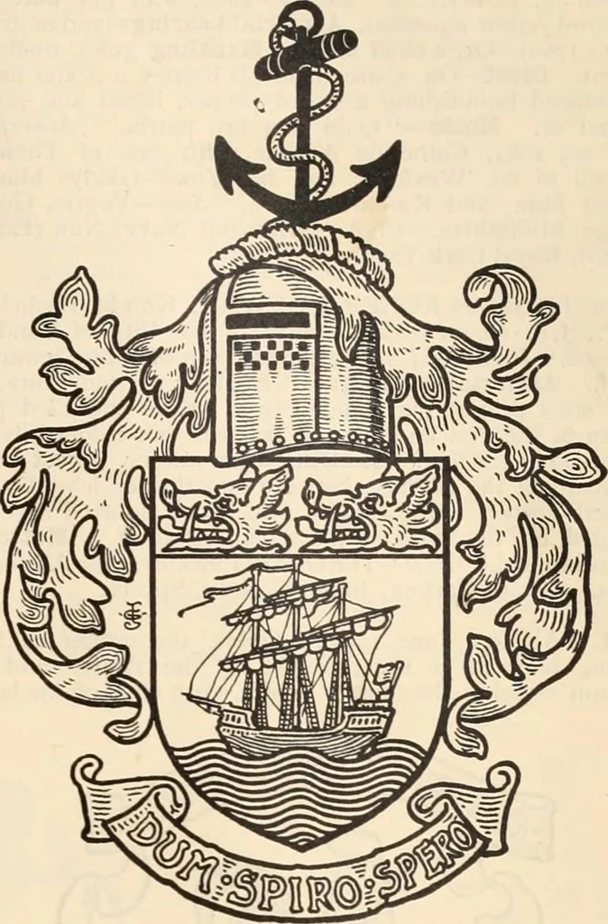 An illustration from Armorial families : a directory of gentlemen of coat-armour, 1905, leaf 440