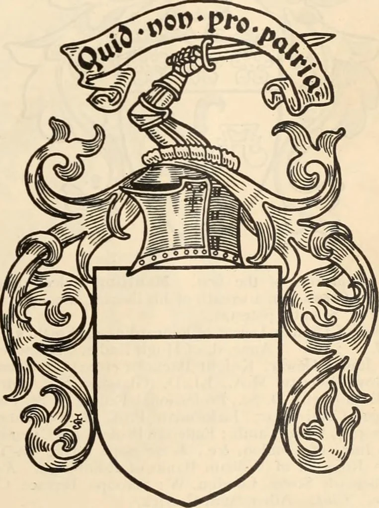 An illustration from Armorial families : a directory of gentlemen of coat-armour, 1905, leaf 440