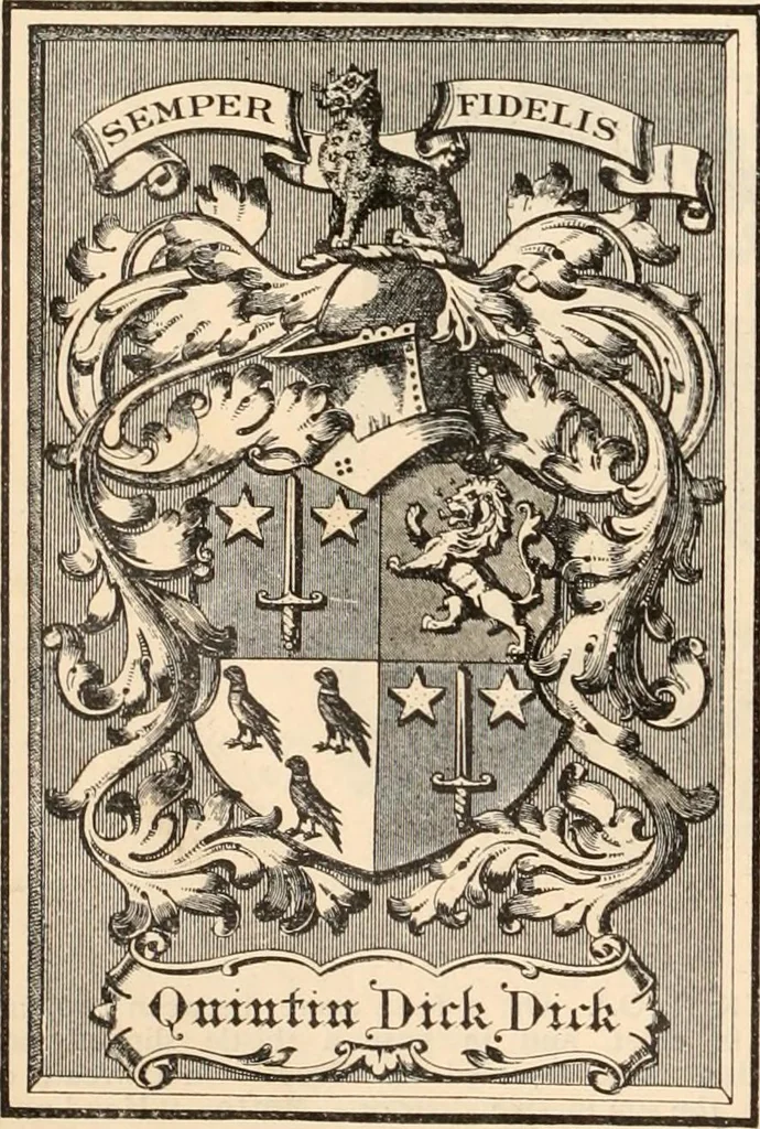 An illustration from Armorial families : a directory of gentlemen of coat-armour, 1905, leaf 443