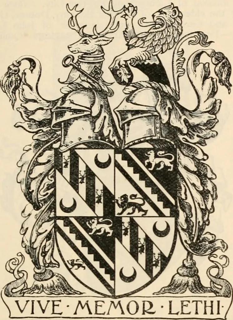 An illustration from Armorial families : a directory of gentlemen of coat-armour, 1905, leaf 450