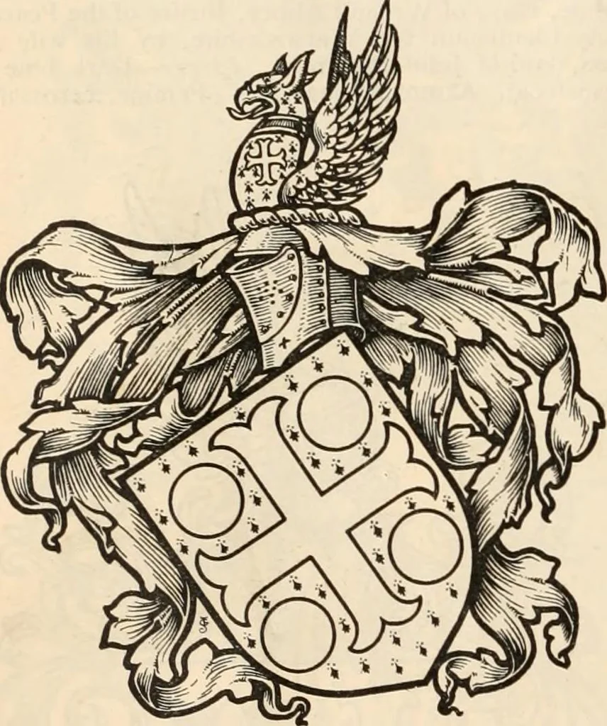 An illustration from Armorial families : a directory of gentlemen of coat-armour, 1905, leaf 469