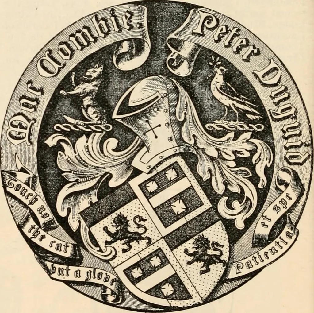 An illustration from Armorial families : a directory of gentlemen of coat-armour, 1905, leaf 469
