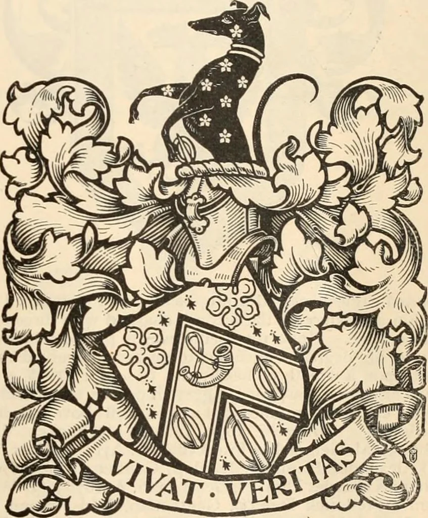 An illustration from Armorial families : a directory of gentlemen of coat-armour, 1905, leaf 474