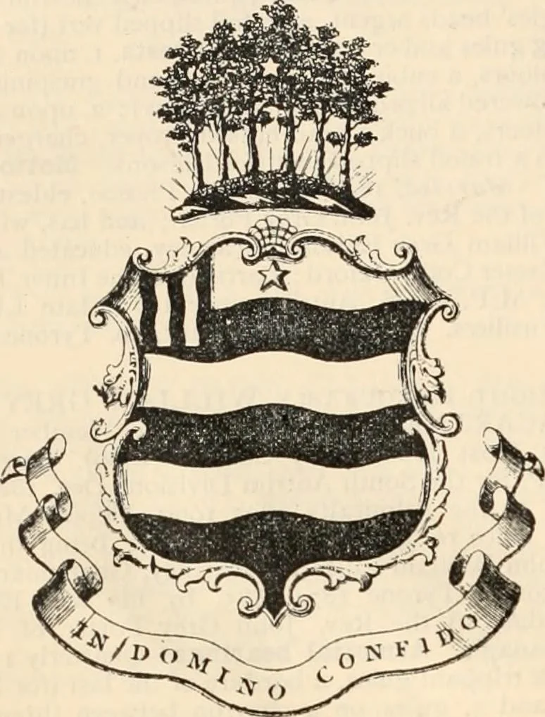 An illustration from Armorial families : a directory of gentlemen of coat-armour, 1905, leaf 499