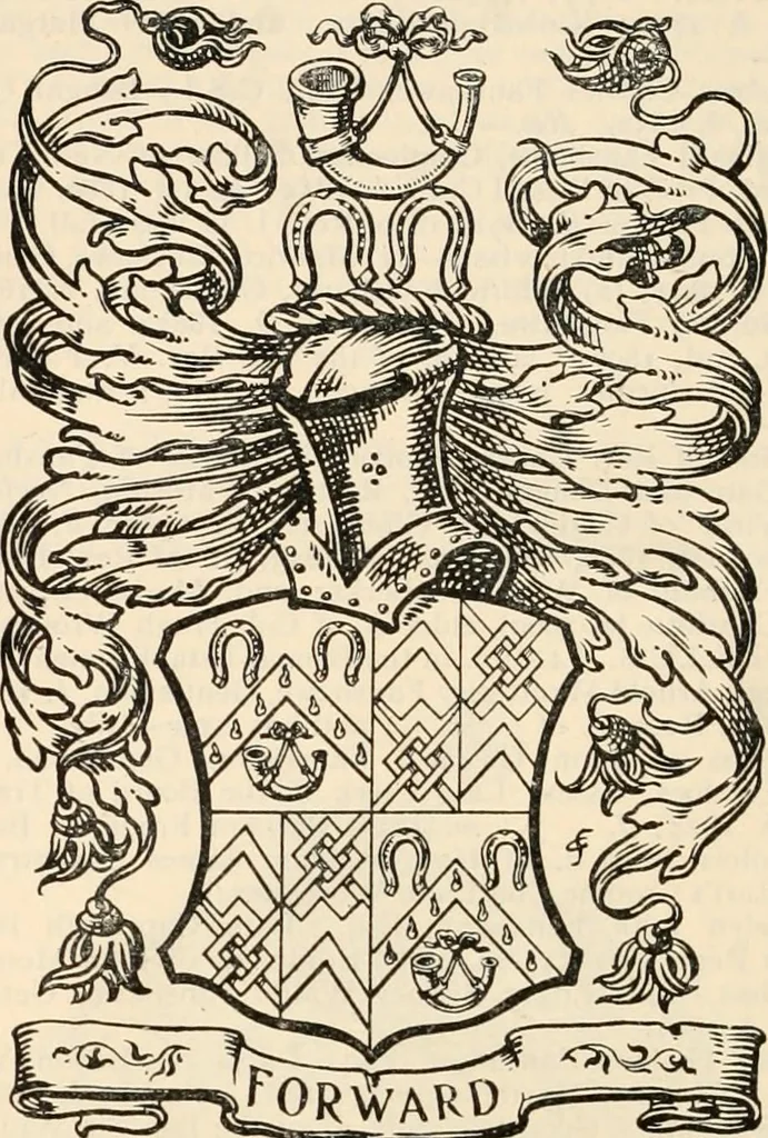 An illustration from Armorial families : a directory of gentlemen of coat-armour, 1905, leaf 517