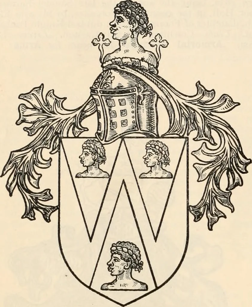 An illustration from Armorial families : a directory of gentlemen of coat-armour, 1905, leaf 519