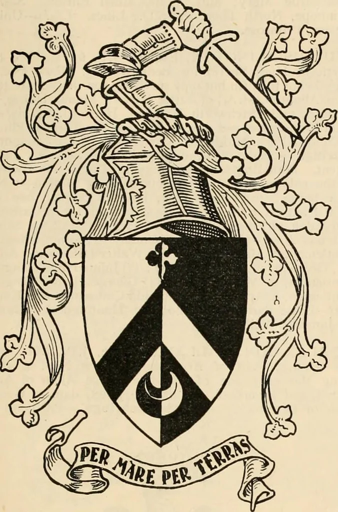 An illustration from Armorial families : a directory of gentlemen of coat-armour, 1905, leaf 52