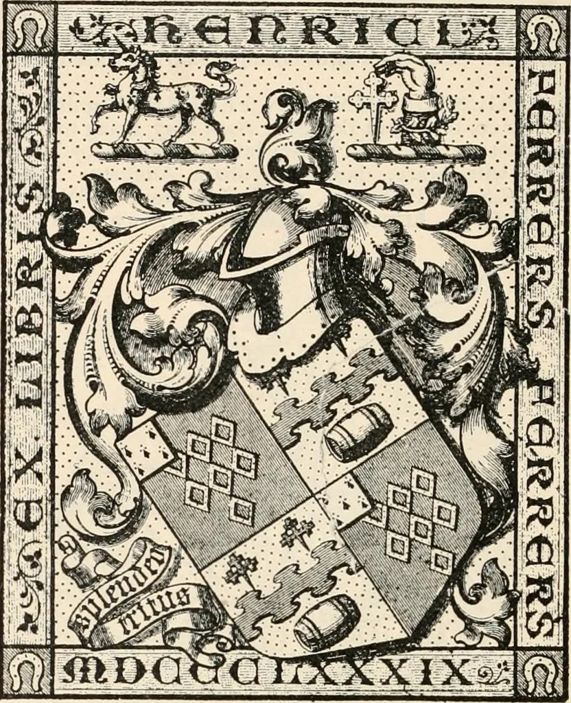 An illustration from Armorial families : a directory of gentlemen of coat-armour, 1905, leaf 533