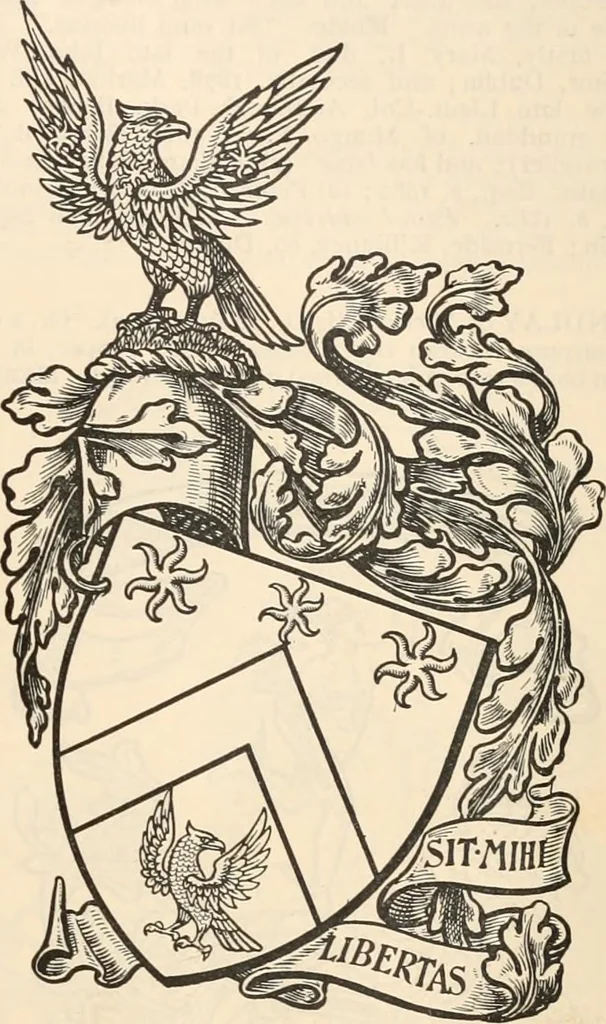 An illustration from Armorial families : a directory of gentlemen of coat-armour, 1905, leaf 540