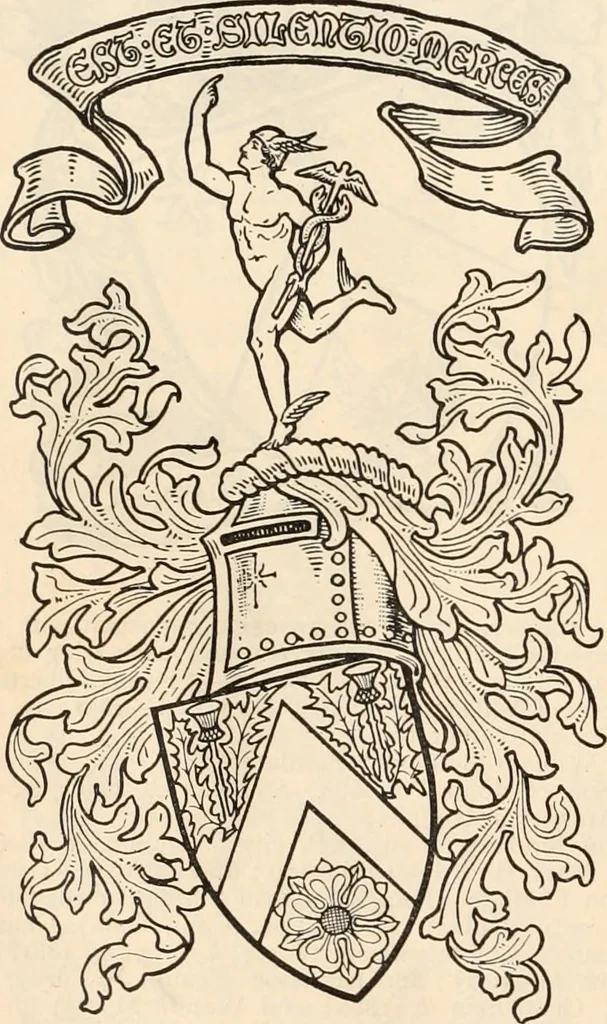 An illustration from Armorial families : a directory of gentlemen of coat-armour, 1905, leaf 541