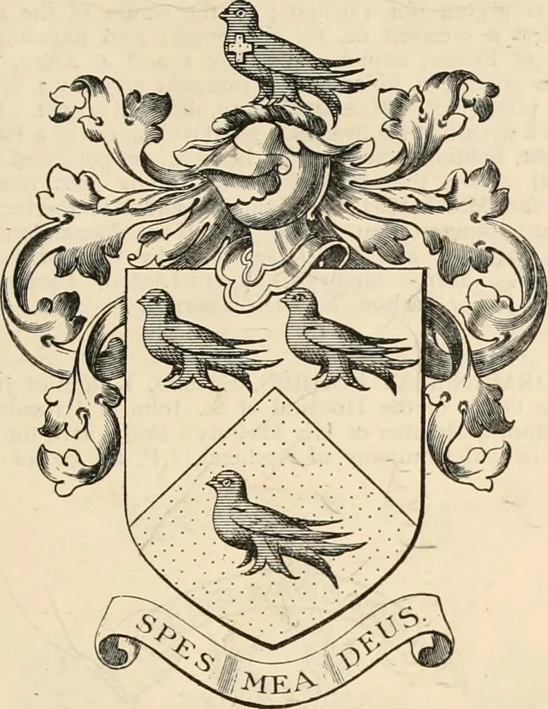 An illustration from Armorial families : a directory of gentlemen of coat-armour, 1905, leaf 562