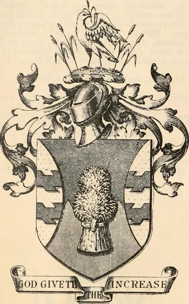 An illustration from Armorial families : a directory of gentlemen of coat-armour, 1905, leaf 57