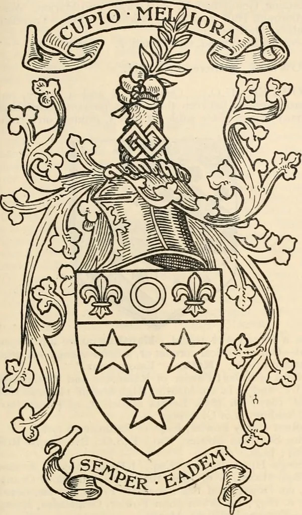 An illustration from Armorial families : a directory of gentlemen of coat-armour, 1905, leaf 572