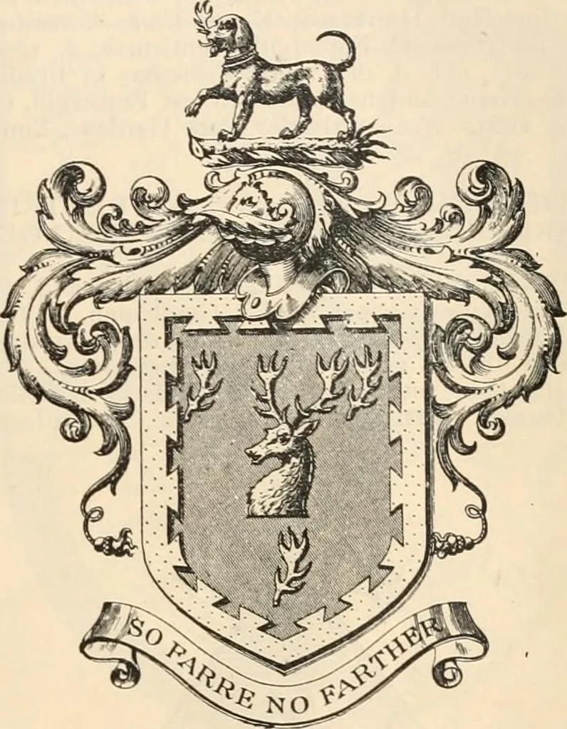 An illustration from Armorial families : a directory of gentlemen of coat-armour, 1905, leaf 572