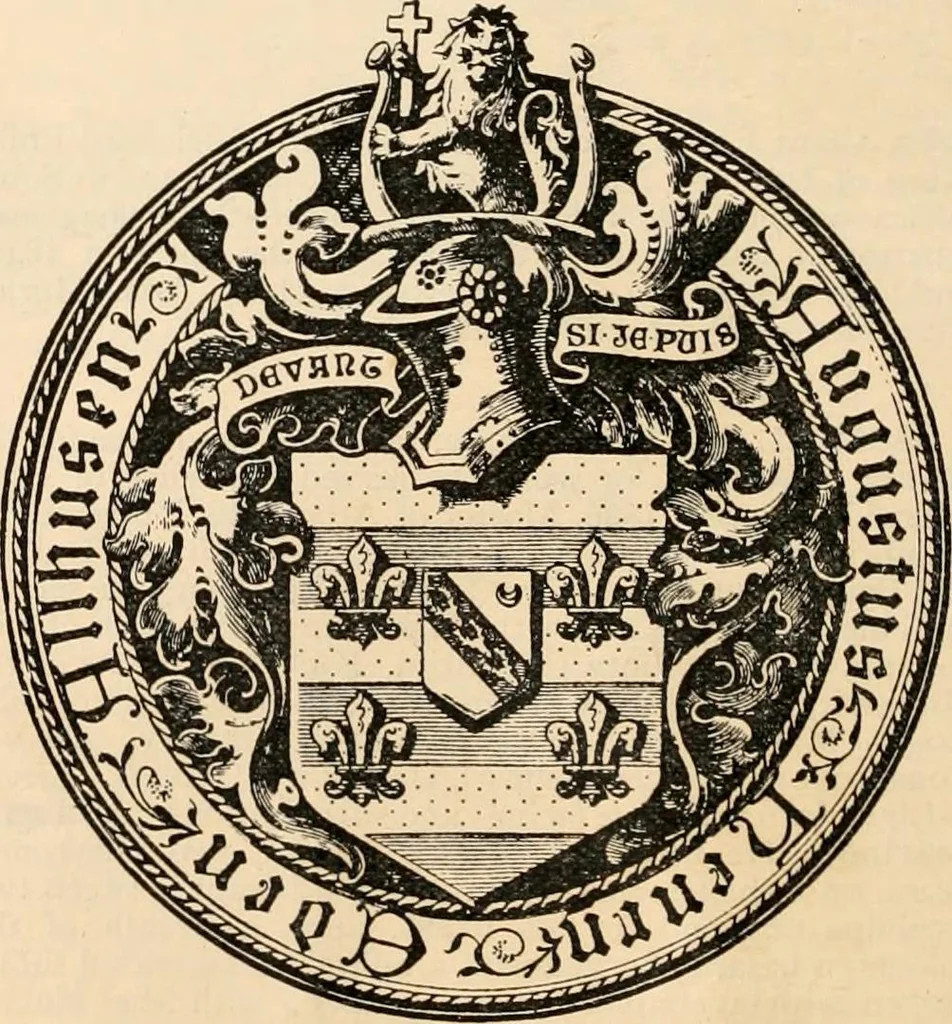 An illustration from Armorial families : a directory of gentlemen of coat-armour, 1905, leaf 59