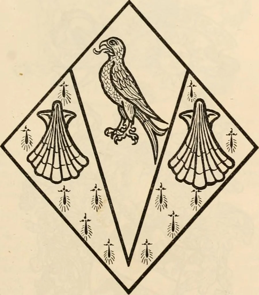 An illustration from Armorial families : a directory of gentlemen of coat-armour, 1905, leaf 596