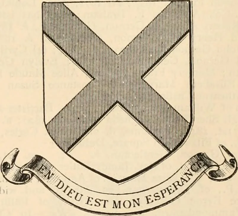 An illustration from Armorial families : a directory of gentlemen of coat-armour, 1905, leaf 598