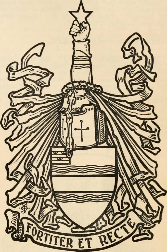 An illustration from Armorial families : a directory of gentlemen of coat-armour, 1905, leaf 60