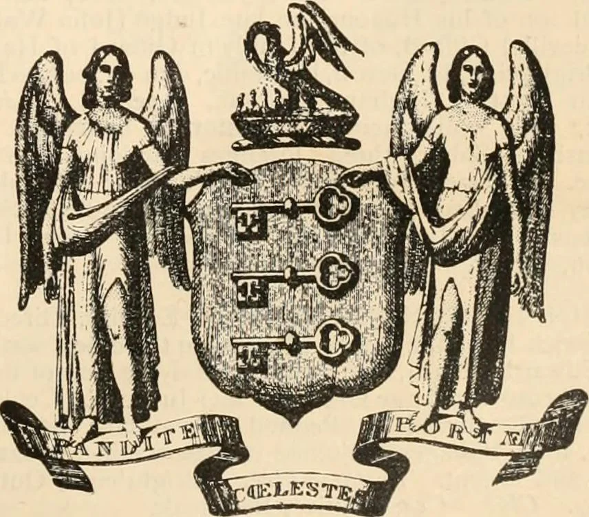 An illustration from Armorial families : a directory of gentlemen of coat-armour, 1905, leaf 602