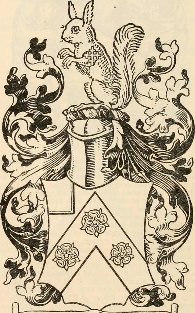 An illustration from Armorial families : a directory of gentlemen of coat-armour, 1905, leaf 603