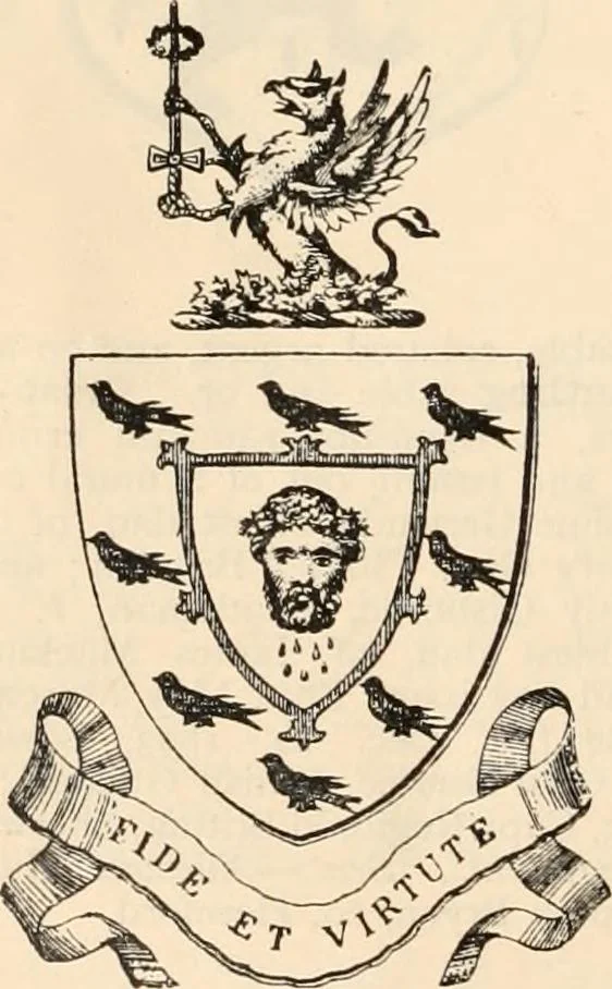 An illustration from Armorial families : a directory of gentlemen of coat-armour, 1905, leaf 609
