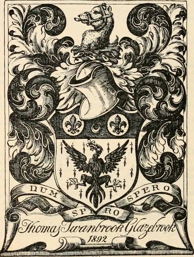 An illustration from Armorial families : a directory of gentlemen of coat-armour, 1905, leaf 611