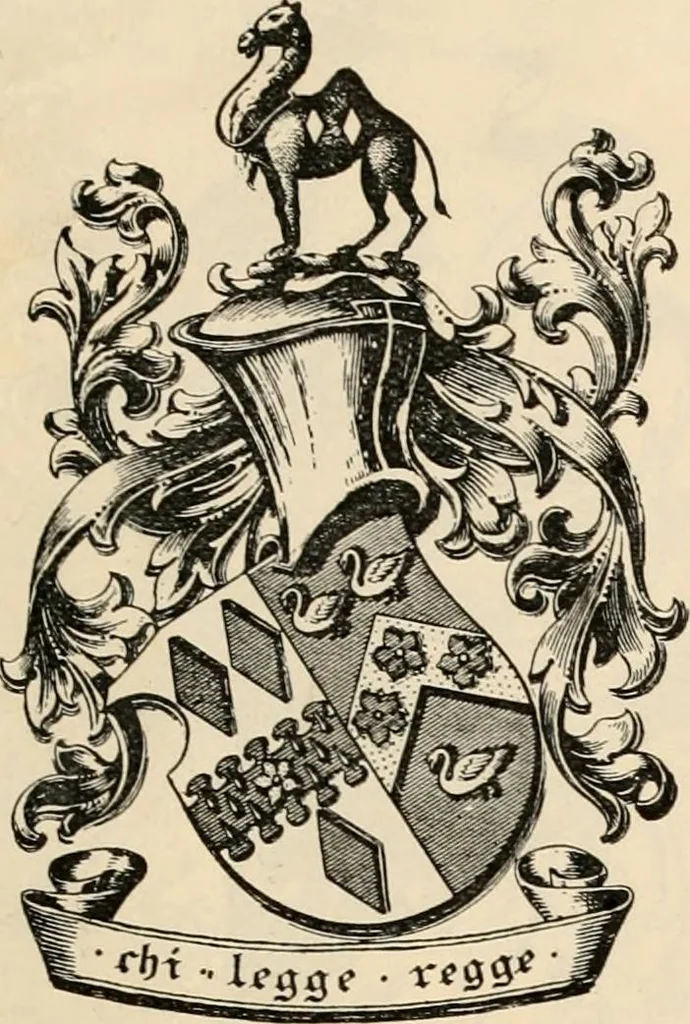 An illustration from Armorial families : a directory of gentlemen of coat-armour, 1905, leaf 62