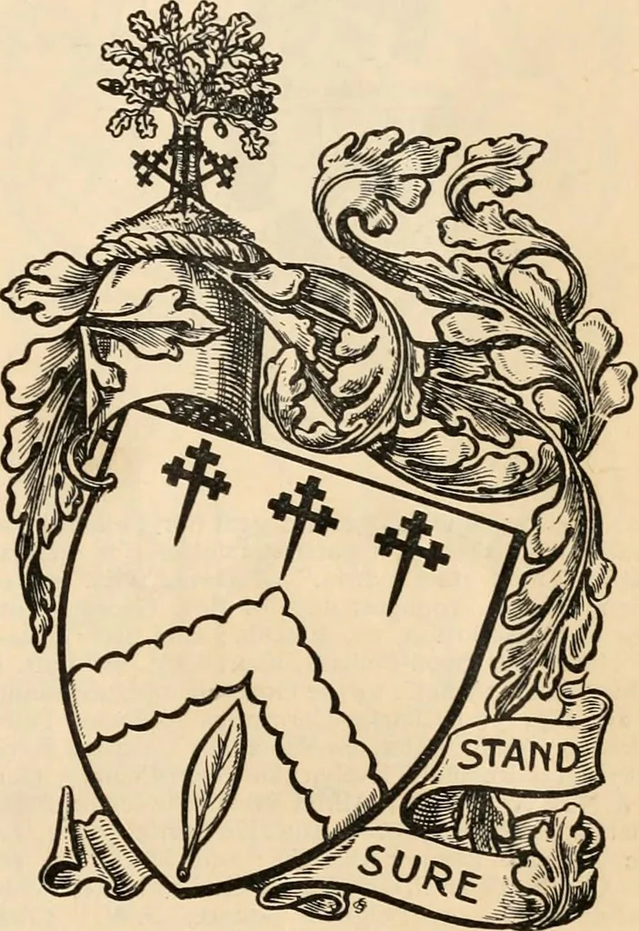 An illustration from Armorial families : a directory of gentlemen of coat-armour, 1905, leaf 62